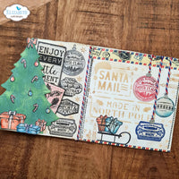 Elizabeth Craft Designs Juego de sellos de Papá Noel de diciembre para recordar