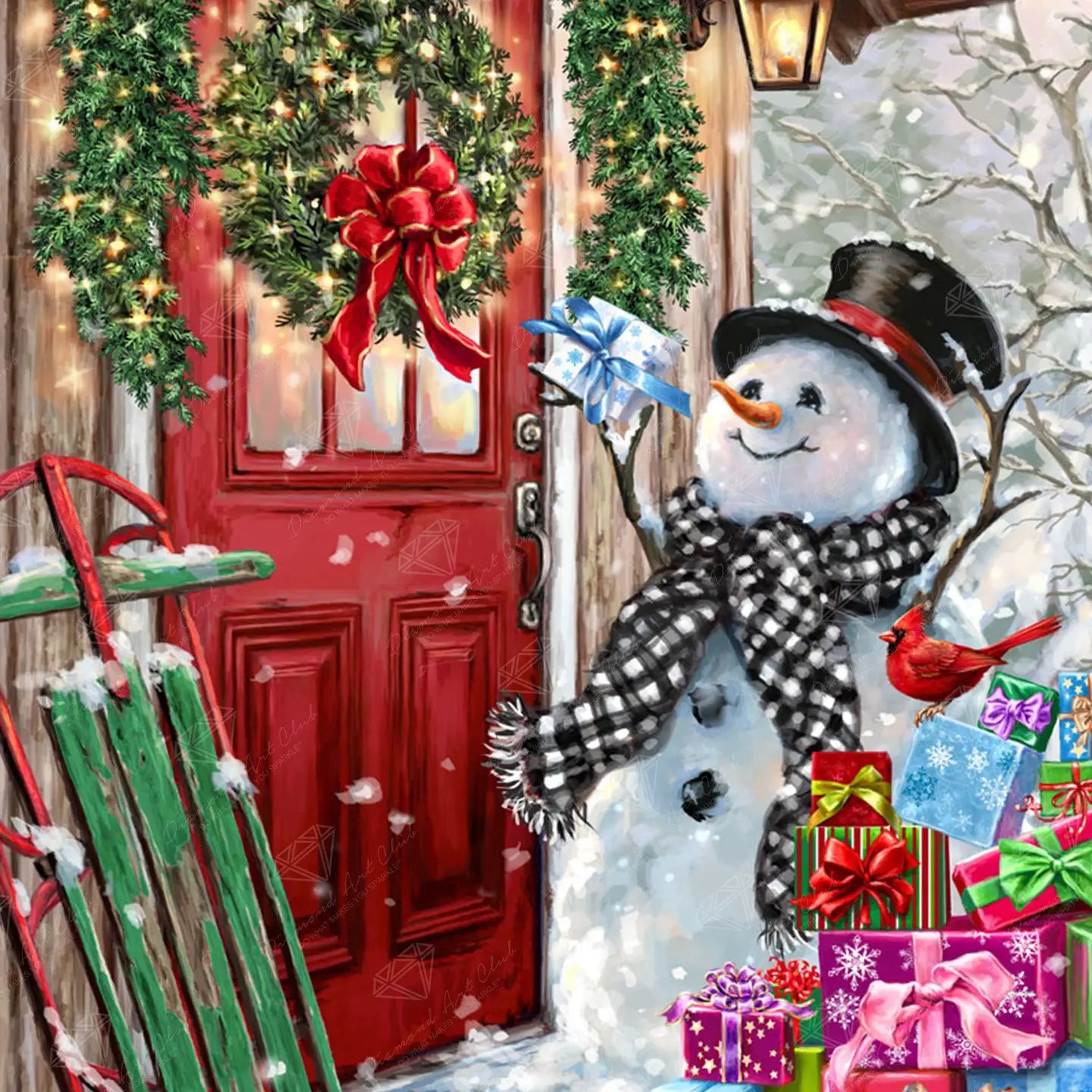 Diamond Art Club SQUARES Country Christmas Gifts