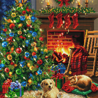 Diamond Art Club SQUARES Cozy Christmas