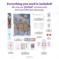 Diamond Art Club SQUARES Santa’s Sleigh Ride