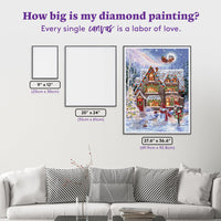 Diamond Art Club SQUARES Santa’s Sleigh Ride