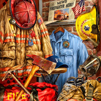Diamond Art Club SQUARES Hometown Hero - Firefighter