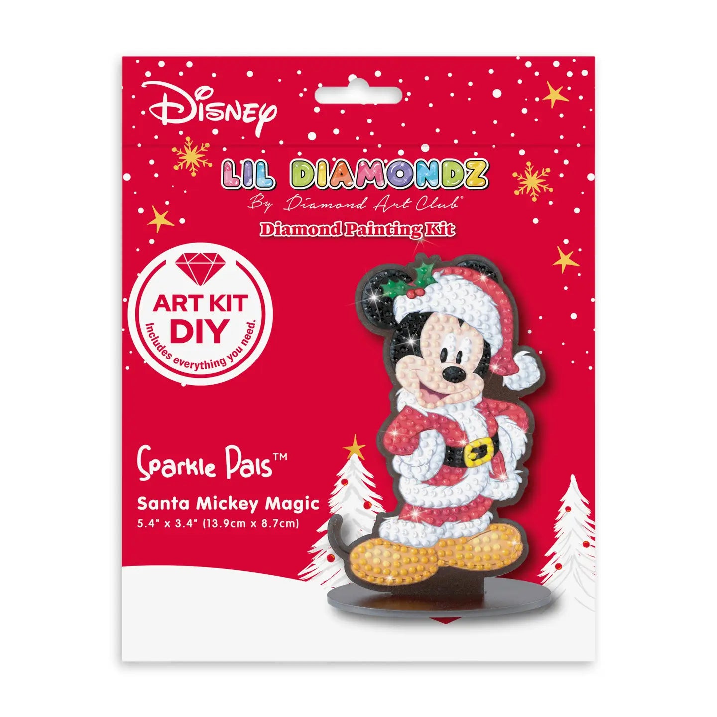 Diamond Art Club Sparkle Pals™ - Santa Mickey Magic