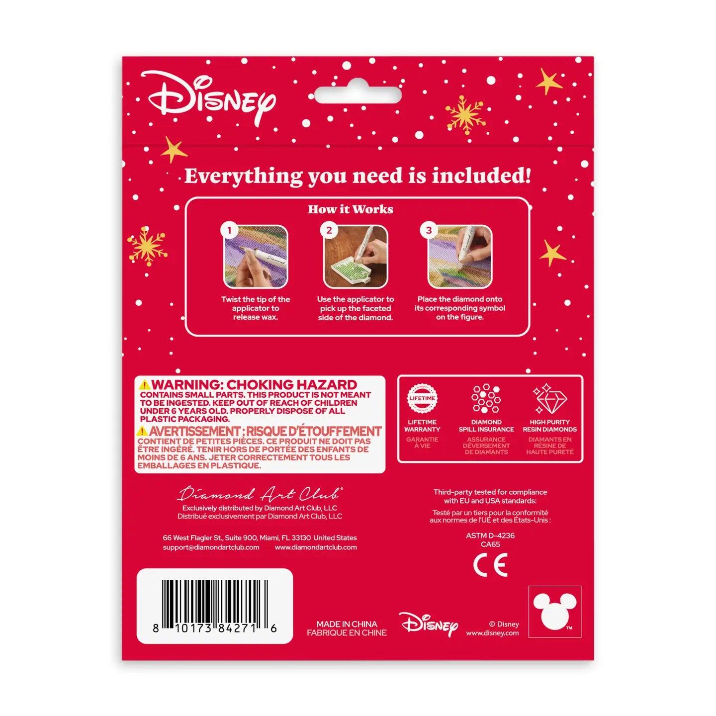 Diamond Art Club Sparkle Pals™ - Santa Mickey Magic