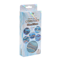 Diamond Art Club Coasters - Ethereal Ocean (6 Pk)