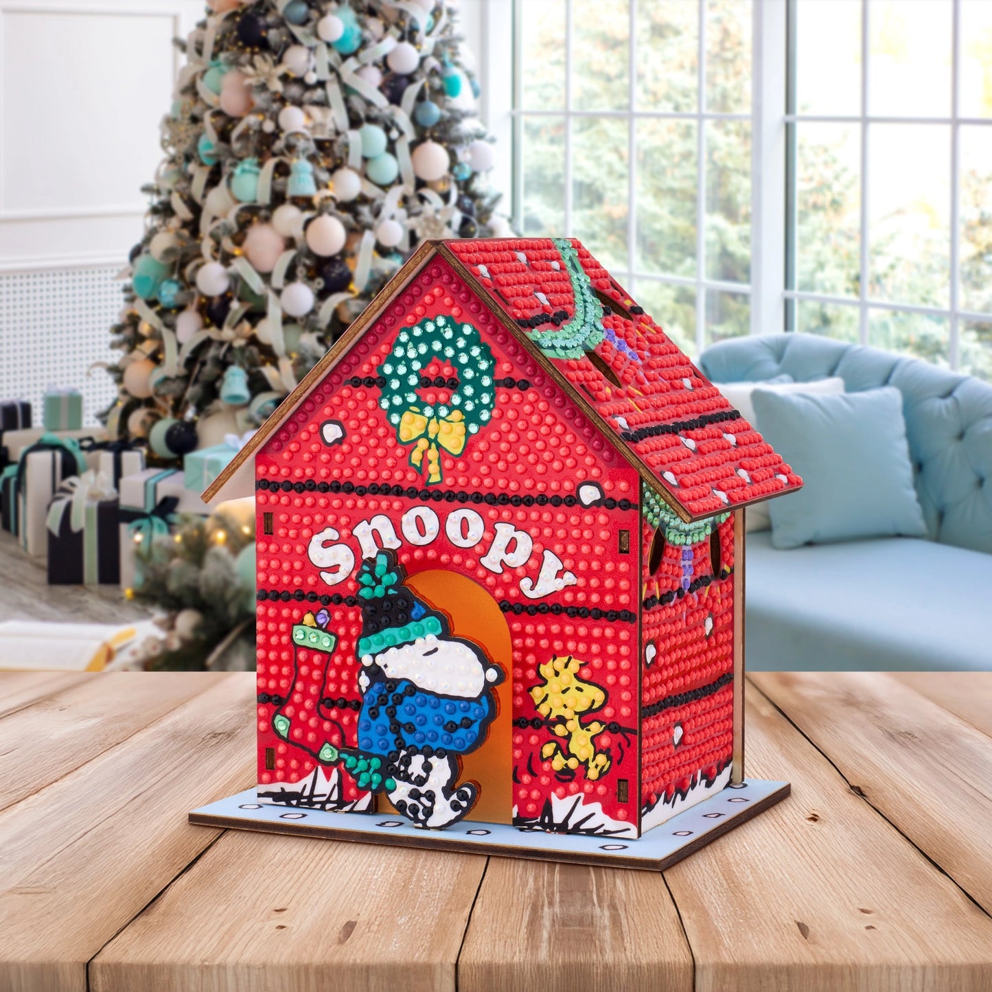 Diamond Art Club LED 3D Gem House - The Peanuts™ Holiday