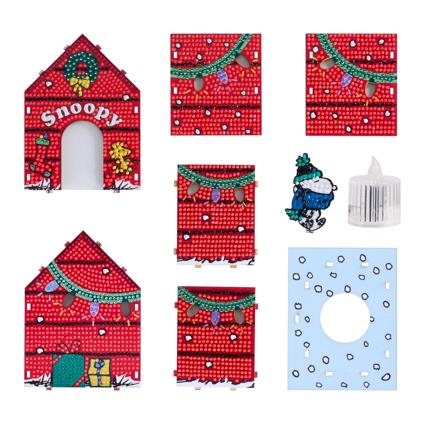 Diamond Art Club LED 3D Gem House - The Peanuts™ Holiday