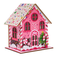Diamond Art Club LED 3D Gem House - Candy Cane