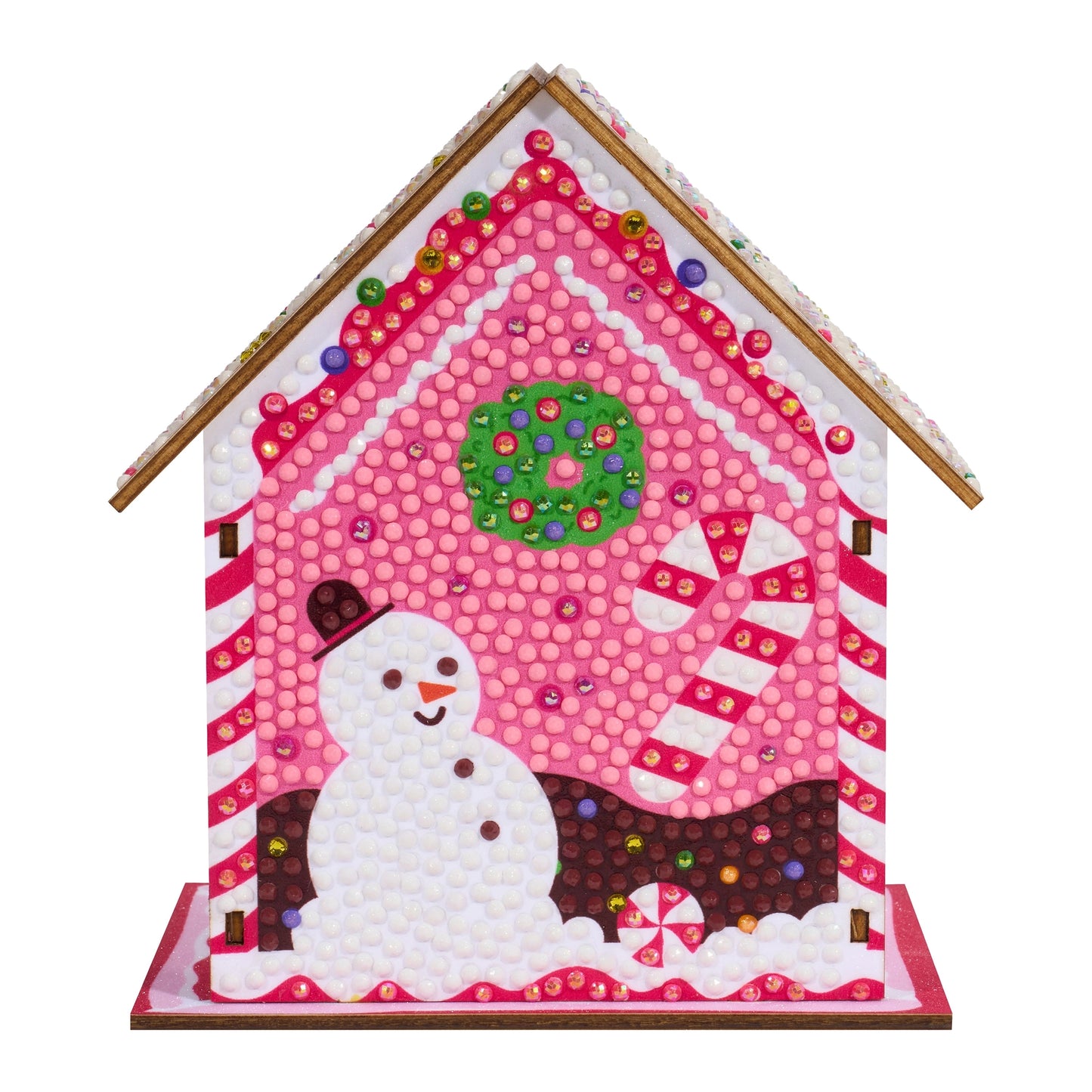 Diamond Art Club LED 3D Gem House - Candy Cane