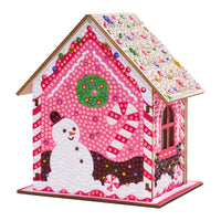 Diamond Art Club LED 3D Gem House - Candy Cane