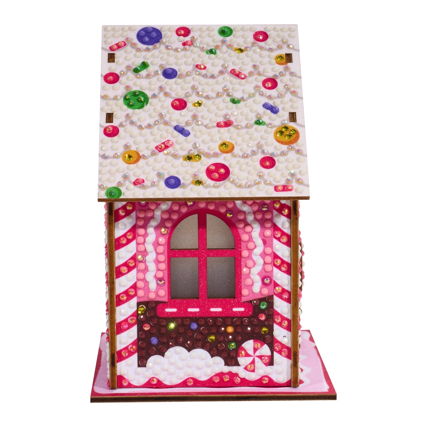 Diamond Art Club LED 3D Gem House - Candy Cane