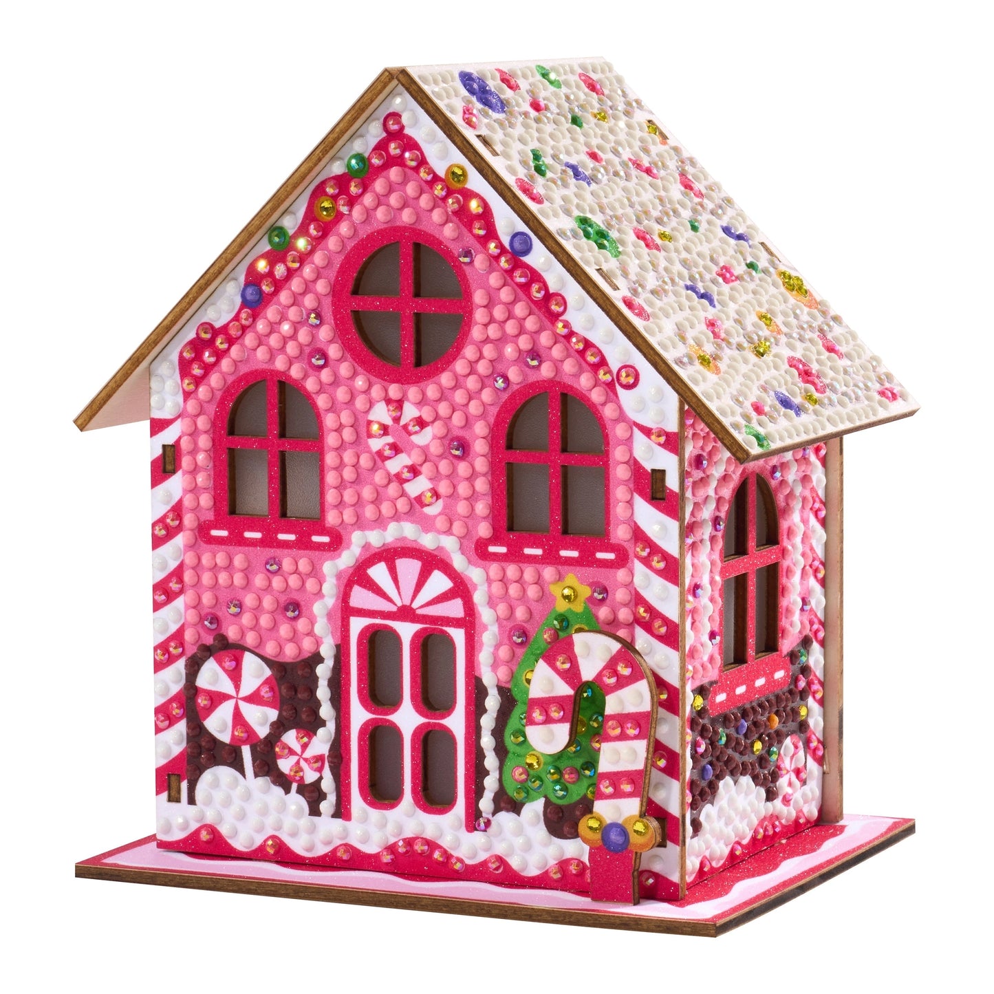 Diamond Art Club LED 3D Gem House - Candy Cane