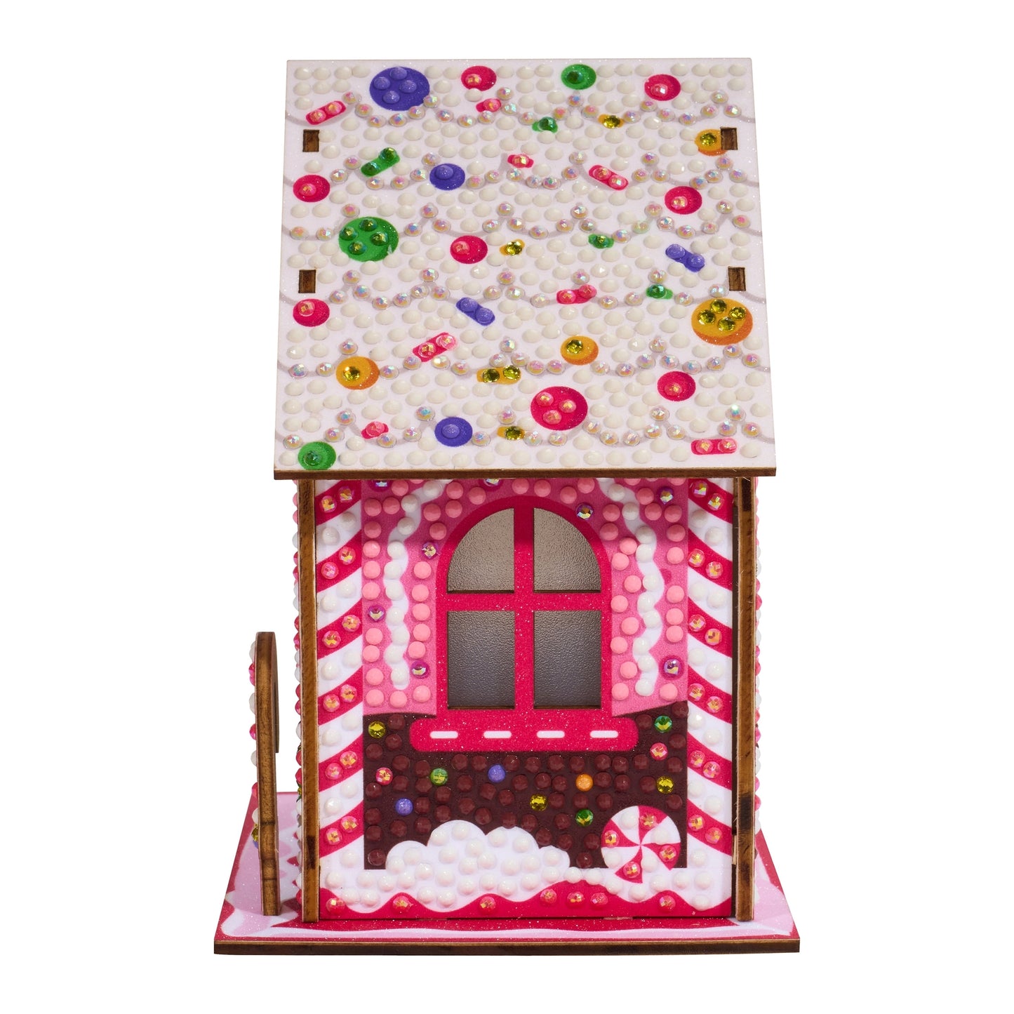 Diamond Art Club LED 3D Gem House - Candy Cane