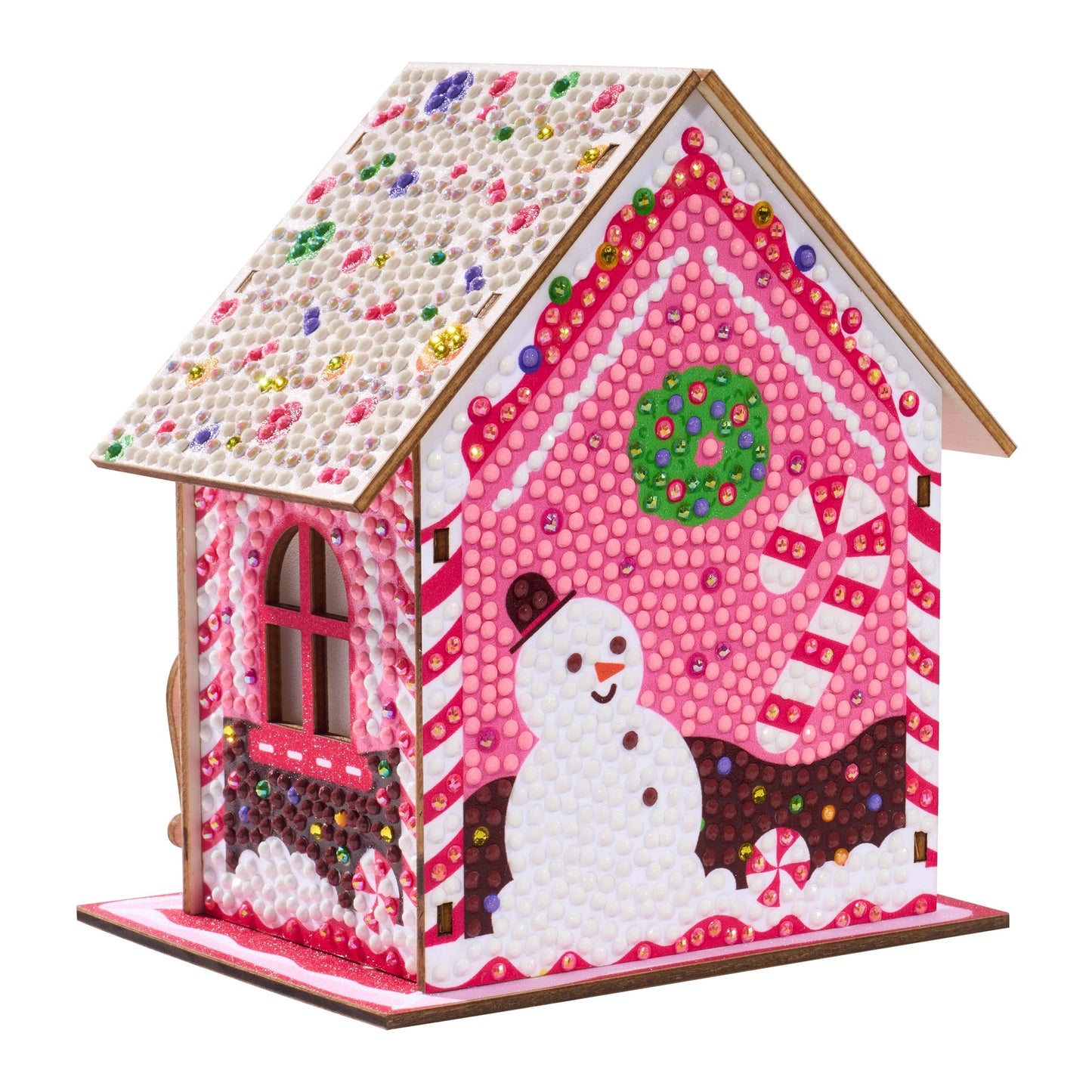 Diamond Art Club LED 3D Gem House - Candy Cane