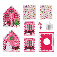 Diamond Art Club LED 3D Gem House - Candy Cane