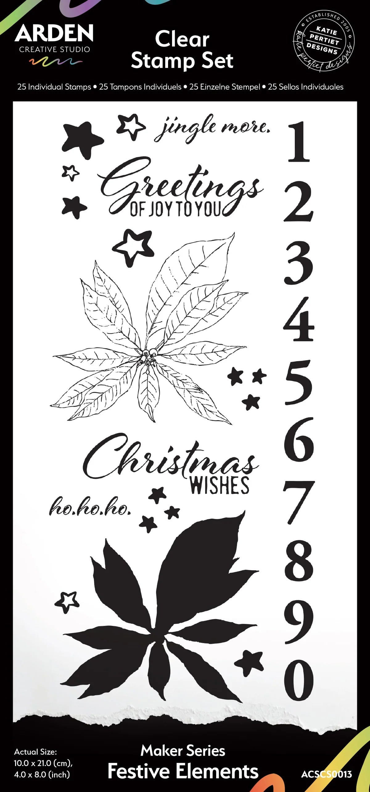 Arden Creative Studio - Maker Series - Festive Elements Stamp Set