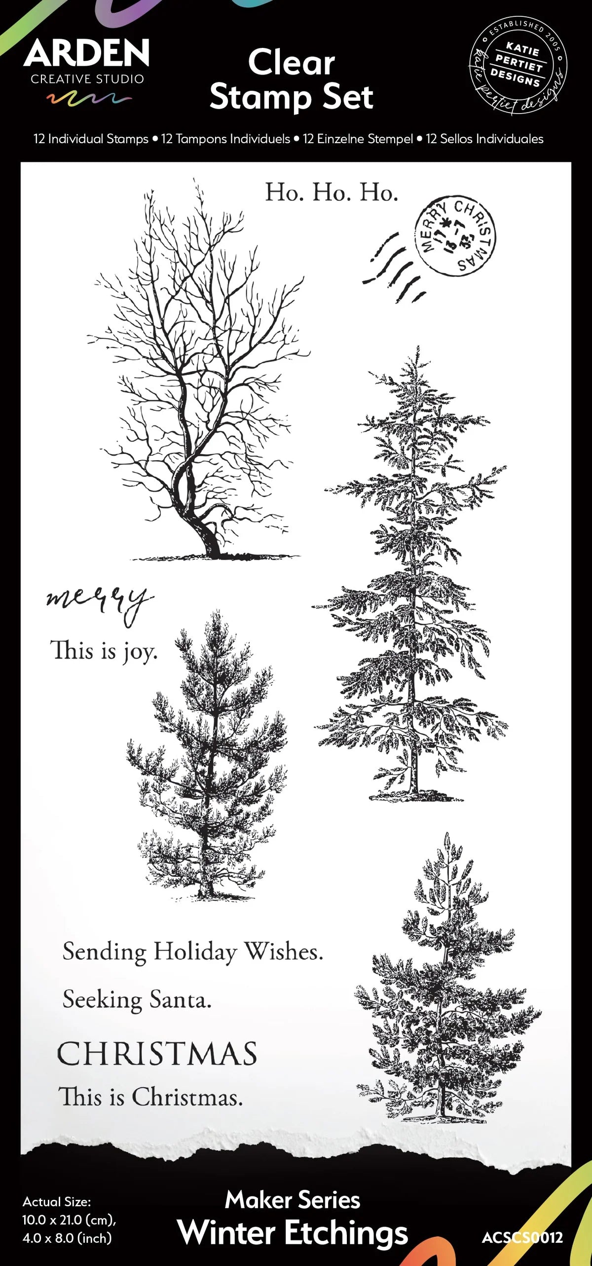 Arden Creative Studio - Maker Series - Winter Etchings Stamp Set