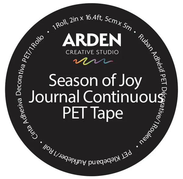 Arden Creative Studio Season of Joy Kiss-Cut PET Tape - Journal