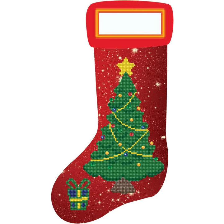 Diamond Dotz Christmas Tree Stocking