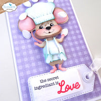 Elizabeth Craft Designs In The Kitchen Sentiments Stamp Set