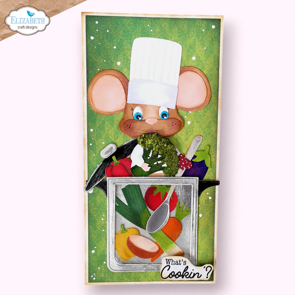 Elizabeth Craft Designs Cooking Pot Metal Die Set