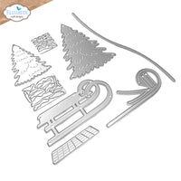 Elizabeth Craft Designs Winter Scenery Accessories Metal Die Set