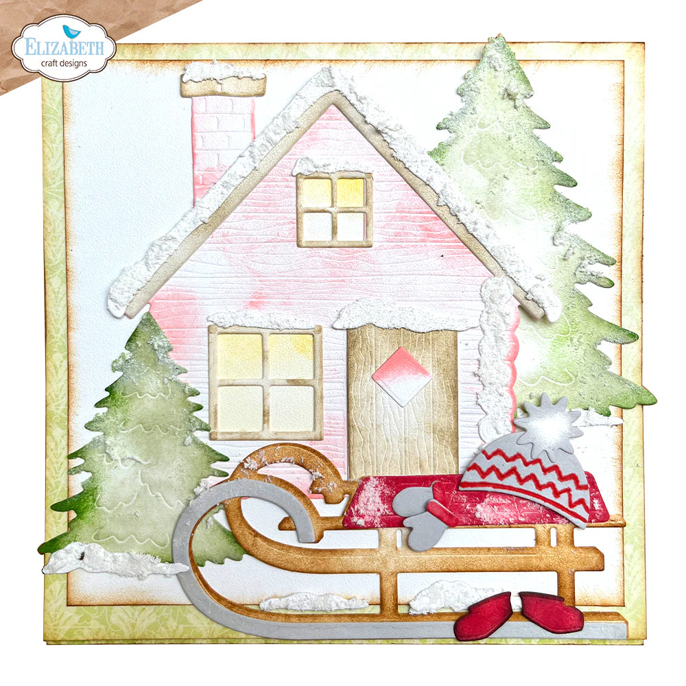 Elizabeth Craft Designs Winter Scenery Accessories Metal Die Set