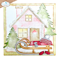 Elizabeth Craft Designs Winter Scenery Accessories Metal Die Set