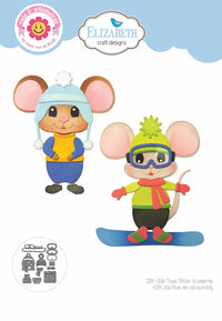 Elizabeth Craft Designs Little Mouse Winter Accessories Metal Die Set