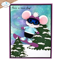 Elizabeth Craft Designs Little Mouse Winter Accessories Metal Die Set