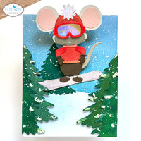 Elizabeth Craft Designs Little Mouse Winter Accessories Metal Die Set