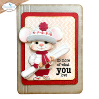Elizabeth Craft Designs Big Mouse Winter Accessories Metal Die Set