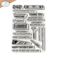 Elizabeth Craft Designs Best Dad Sentiments Stamp Set