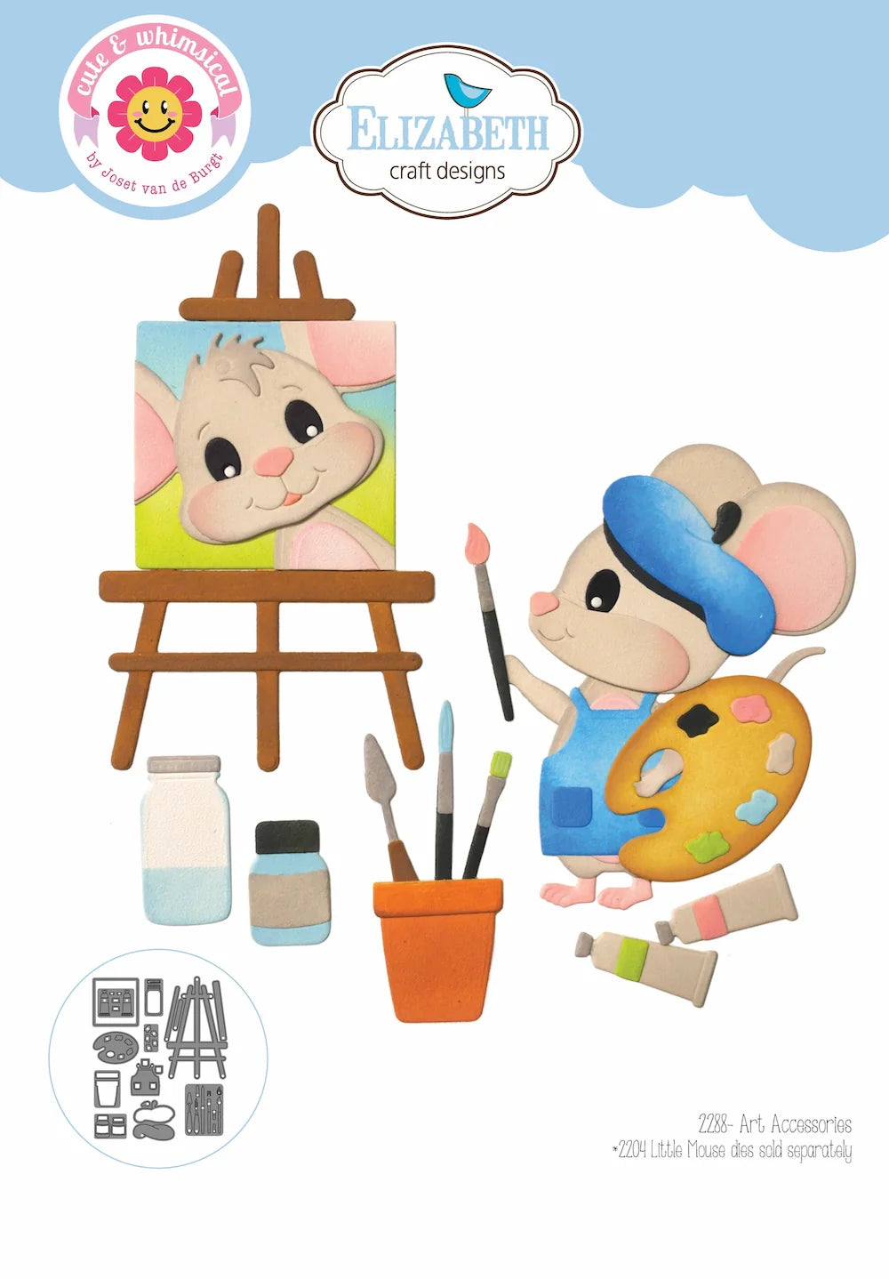 Elizabeth Craft Designs Art Accessories Metal Die Set
