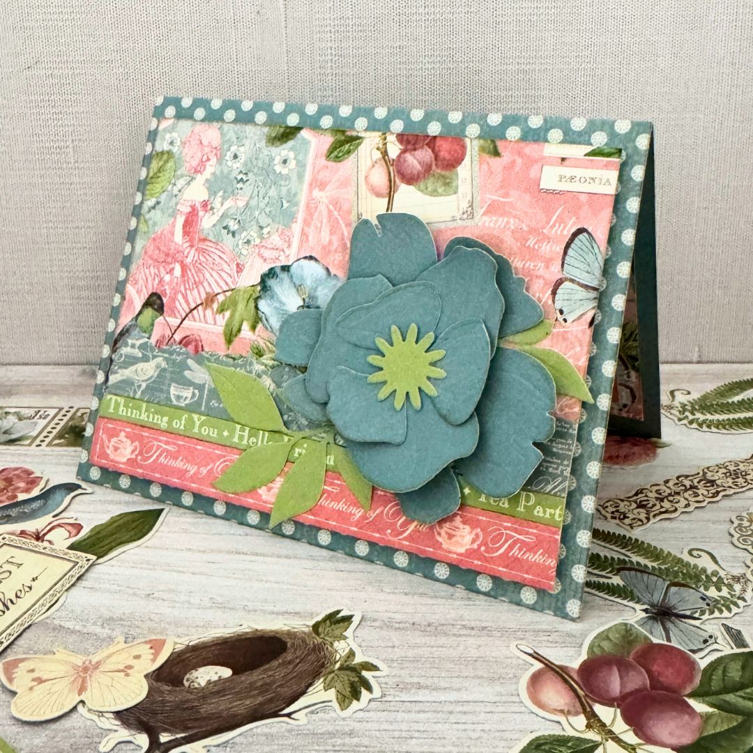 Graphic 45 Botanical Tea - Keepsake Kit (with Exclusive Metal Die Set)