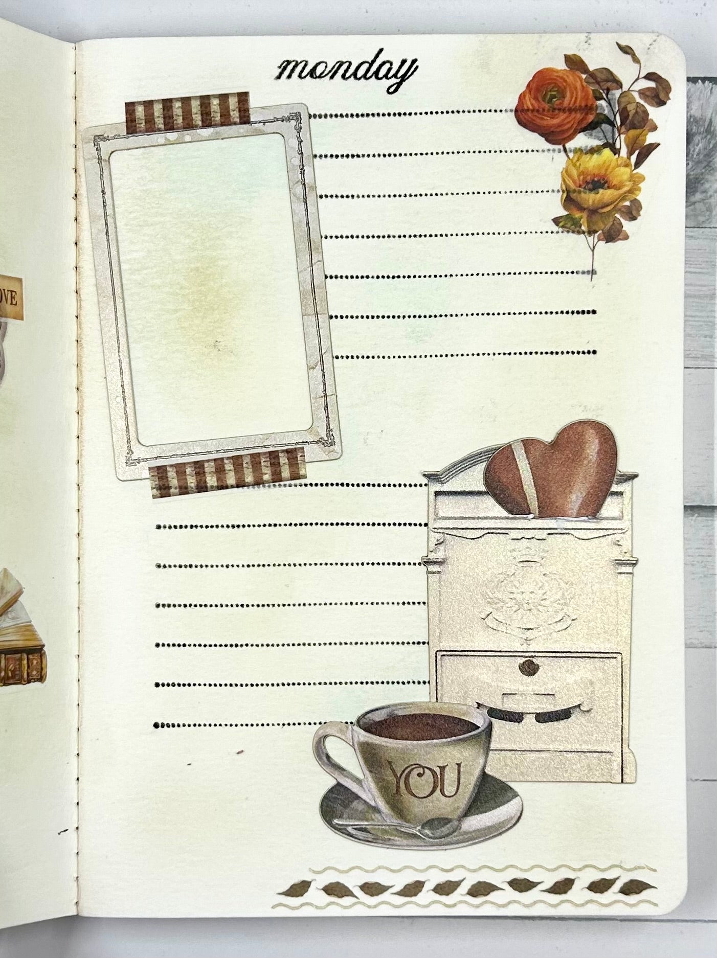 Stamperia Coffee & Chocolate Customizable Journaling Album