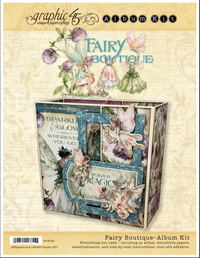 Graphic 45 Fairy Boutique - Tag & Pocket Wrap-Around Album 2025 Kit 6