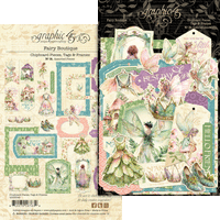 Graphic 45 Fairy Boutique - Tag & Pocket Wrap-Around Album 2025 Kit 6