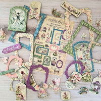 Graphic 45 Fairy Boutique - Tag & Pocket Wrap-Around Album 2025 Kit 6