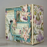 Graphic 45 Fairy Boutique - Tag & Pocket Wrap-Around Album 2025 Kit 6