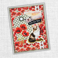 Paper Rose Studio Poppy Garden Tags & Tickets Embossed Die Cuts