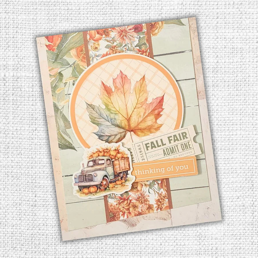 Paper Rose Studio Autumn Florals Quick Card Die Cuts