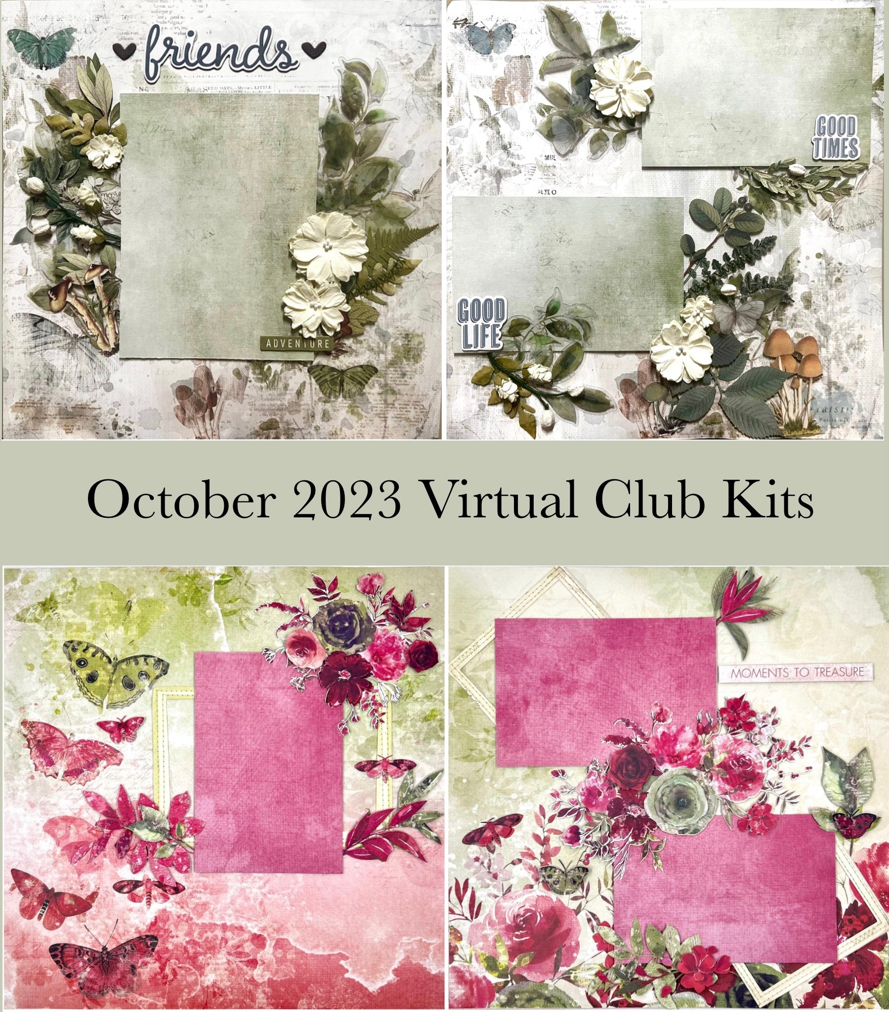 Shabby Chic Florals Journal Scrapbook Embellishments Kit By Scrapbook Attic  Studio