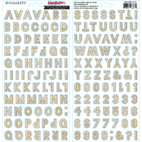 49 & Market Paper Trail Alphabet Cardstock Stickers by Vicki Boutin