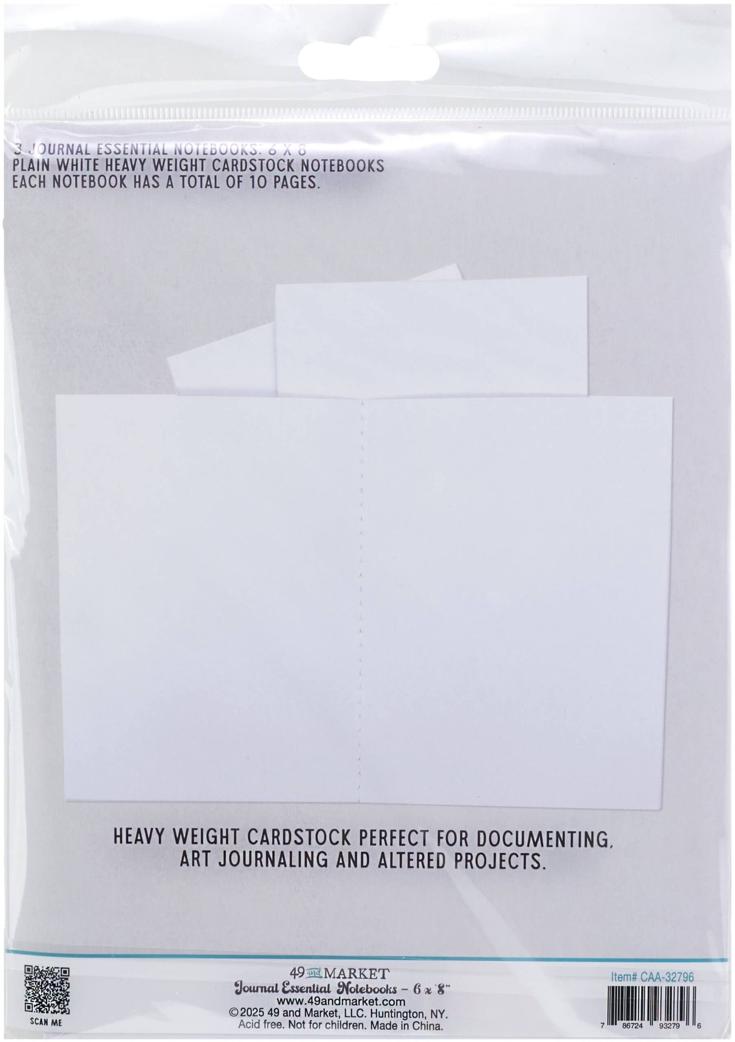 49 y Market Memory Journal Essentials en blanco