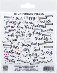 49 & Market Curiosities in Willow Grove Chipboard Bits