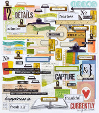49 & Market Curiosities in Willow Grove Journaling Bits Set