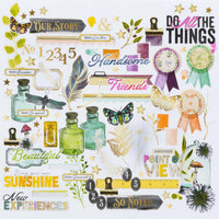 49 & Market Curiosities in Willow Grove Foiled Die-Cut Assortment