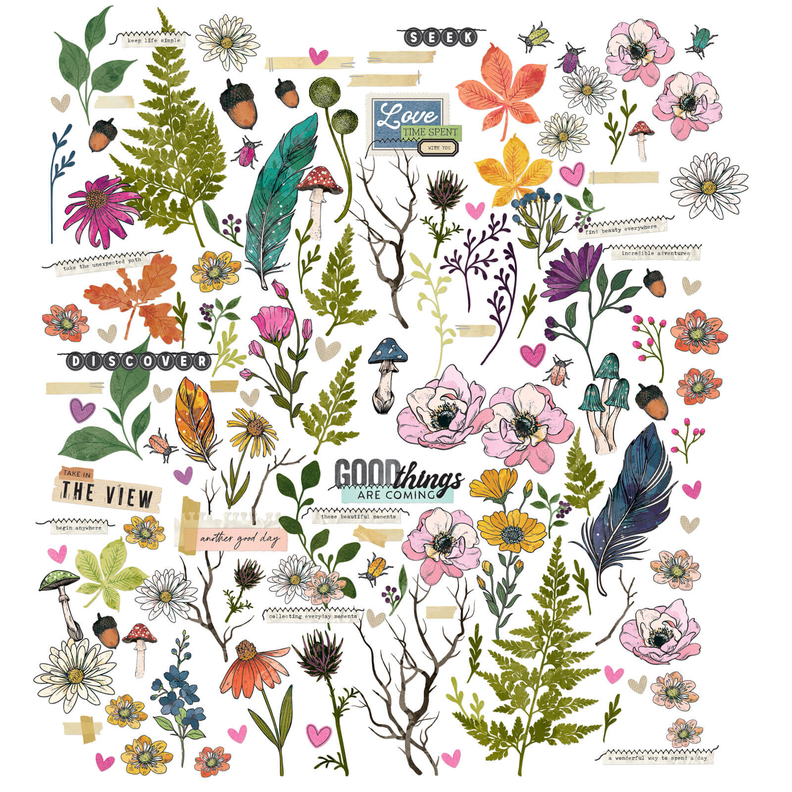49 & Market Curiosities in Willow Grove Foliage Laser Cut Elements