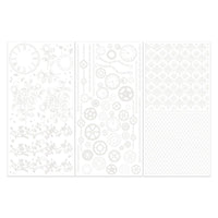 49 & Market Irresistible Times 6 x 12 Rub-On Transfer Set